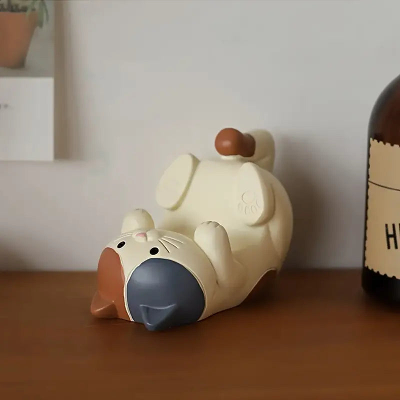 Adorable Cat Mobile Phone Holder – Lazy Cat Design