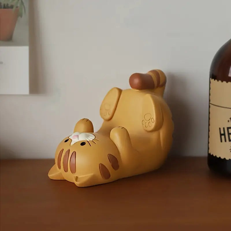 Adorable Cat Mobile Phone Holder – Lazy Cat Design