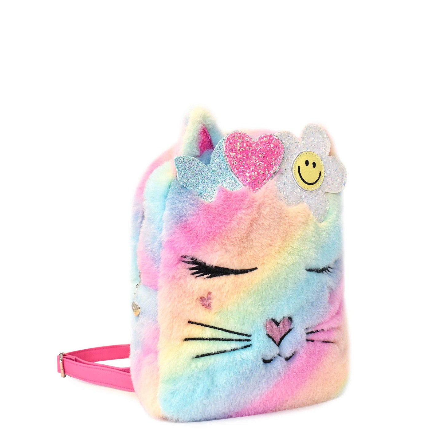 Miss Bella Kitty Cat Ombre Plush Mini Backpack