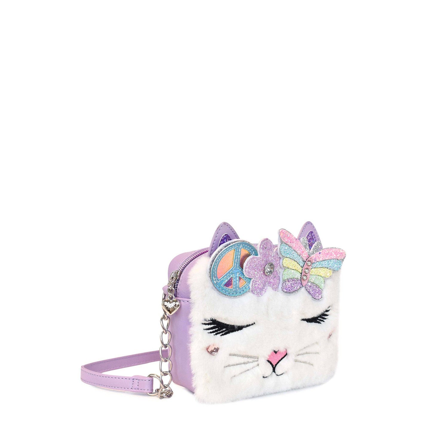 Miss Bella Kitty Cat Plush Crossbody Bag