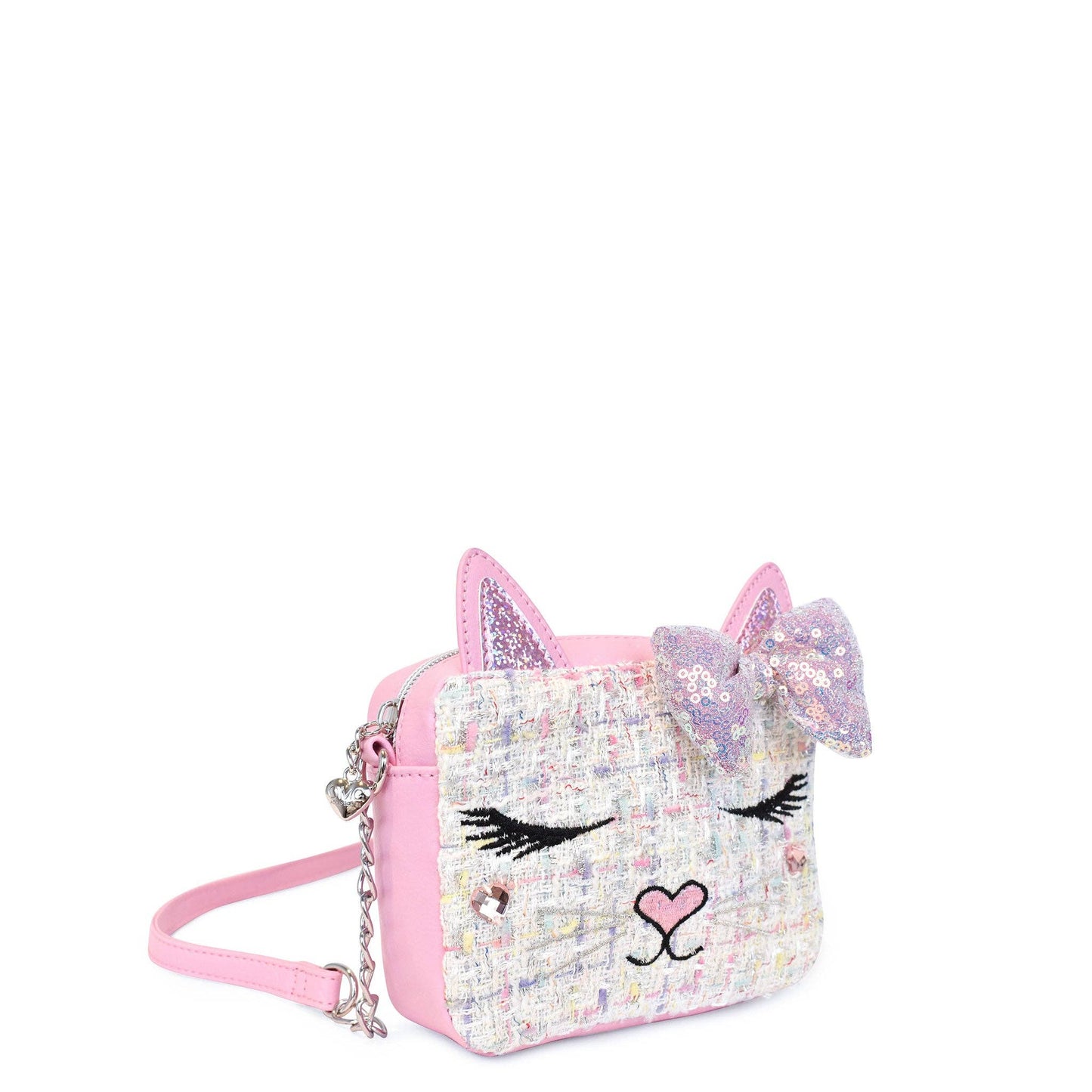 Miss Bella the Kitty Tweed Crossbody Bag